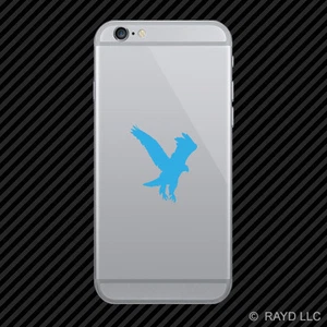 (2x) Eagle Cell Phone Sticker Mobile bird accipitridae #1 many colors - Picture 1 of 19