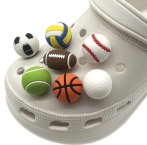 4D pelotas deportivas dijes para zapatos accesorios para zapatos 7 piezas, dijes para dulces 7 piezas - Imagen 1 de 1