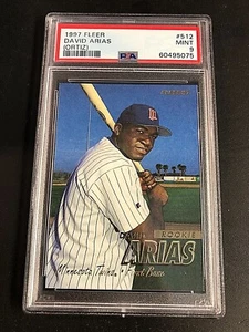David (Arias) Ortiz 1997 Fleer Rookie RC #512 PSA 9 MINT Red Sox HOF Big Papi - Picture 1 of 2