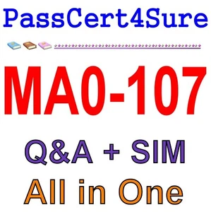 McAfee Certified Product Specialist - ENS MA0-107 Exam Q&A+SIM - Picture 1 of 1