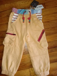 Matilda Jane Boys Too Cool Jogger Pants Size 4 Gold Cotton Knit NWT - Picture 1 of 5
