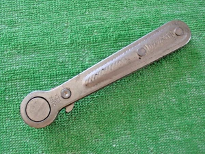 VINTAGE OXWALL 1/4" DRIVE RATCHET OPEN GEAR MADE IN USA - Picture 1 of 6