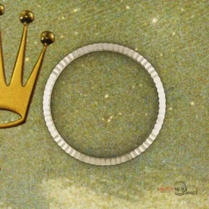 Rolex DJ original mediano, President 68279, 68274 estriado 18K bisel blanco #D90 - Imagen 1 de 6