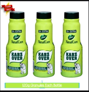 Dabur Nature Care Kabz Over Effective Relief For Constipation 3 Bottles 2024 Exp - Picture 1 of 8