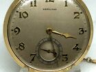 VINTAGE 1937 HAMILTON 921 POCKET WATCH 21J H6356 WITH CHAIN AND TWO MEDALLIONS