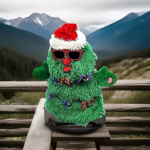 Animated Hugfun Plush Christmas Tree 9” - Sings Rocking Around the Tree - Picture 1 of 7