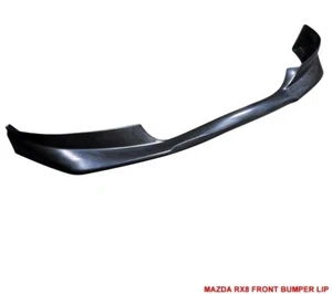 Mazda RX8 04-07 Front Bumper Splitter Spoiler Lip Plastic | Black | UK  - Picture 1 of 2