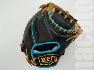 Guante de béisbol ZETT TOP PRO 2026 modelo 33" Catcher negro espalda abierta derecho limitado - Imagen 1 de 4