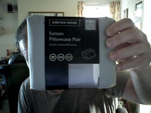 CONJUNTO DE FUNDAS DE ALMOHADA KIRKTON HOUSE SATEEN CUMPLEAÑOS DORMITORIO NAVIDAD  - Imagen 1 de 1