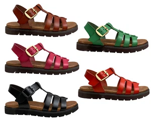 Women's Heavenly Feet Saltwater Sandals Lightweight Summer Open Toe Shoes UK 3-8 - Picture 1 of 24