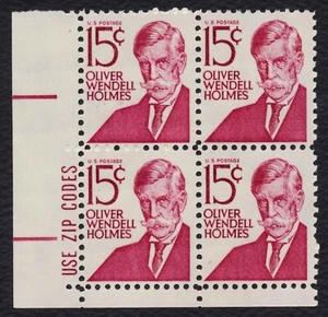 #1288 15c Oliver Wendell Holmes, Zip Block [LL] Mint **ANY 5=FREE SHIPPING** - Picture 1 of 1