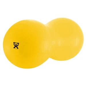 CanDo Inflatable Exercise Saddle Roll - Yellow - 16" Dia x 35" - Picture 1 of 3