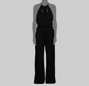 $1190 Versace Collection Women's Black Tuta Donna Jersey Jumpsuit Size XS/40 - Picture 1 of 3