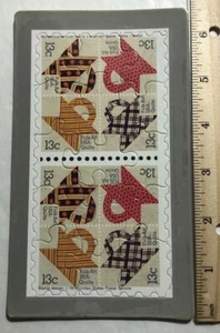 American Folk Art Puzzle Postcard - Picture 1 of 2