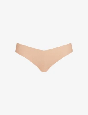 Commando Cotton Thong Sz S/M Panty Beige Underwear CCT01 NEW NWT - Image 1 of 4