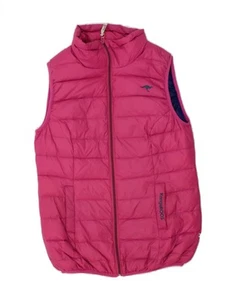 KANGAROOS Womens Graphic Padded Gilet IT 44 Medium Pink Polyester BY65 - Picture 1 of 3