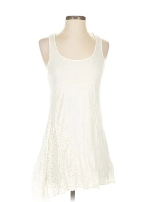 Vestido informal blanco para mujer Leifnotes S Foto 1 de 4