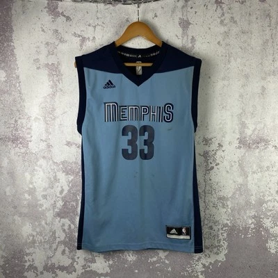 Vintage Adidas Memphis Grizzlies Jersey #33 GASOL Basketball NBA Size M - Image 1 of 4