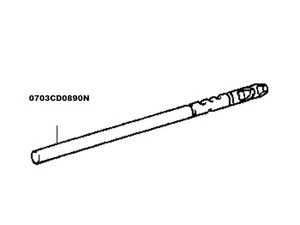 SHAFT, RAIL ASSEMBLY (3 & 4) FOR MAHINDRA ROXOR - 0703CD0890N - Picture 1 of 2