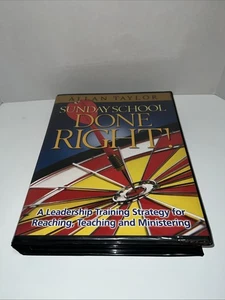 Sunday School Done Right A Leadership Training Strategy Books Guides, DVDs CDs - Bild 1 von 17