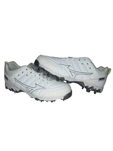 Mizuno Men's 9-Spike Ambition 2 Baseball Shoe, White, Size 10 - Picture 1 of 6