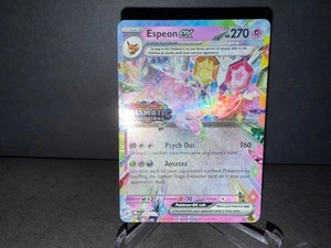Espeon ex 034 2025 Pokemon Evoluciones Prismáticas Sello Promo Holo Tarjeta Rara Casi Nuevo+ - Imagen 1 de 2