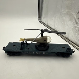 LIONEL POSTWAR O GAUGE OPERATING HELICOPTER LAUNCHING CAR #3419 **READ** - Picture 1 of 24