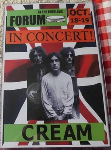 CREAM/ERIC CLAPTON 1968 REPLICA CONCERT MUSIC POSTER - Picture 1 of 2