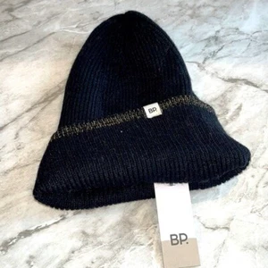 NEW BP Black gold glitter beanie hat - Picture 1 of 2