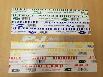 PLASTIGAUGE COSWORTH YB CRANKSHAFT  MEASURING BY CLEVITE/ACL - Image 1 of 4