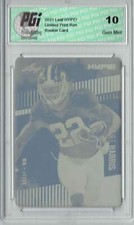 Najee Harris 2021 LEAF HYPE! #61 Yellow Printing Plate 1 of 1 Rookie Card PGI 10