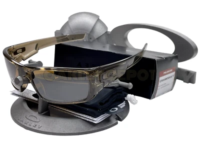 ✅🕶️ GAFAS DE SOL POLARIZADAS OAKLEY CIGÜEÑAL 009239 MARRÓN HUMO/TUNGSTENO Foto 1 de 4