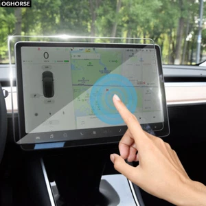 HD Screen Protector for Tesla Model 3 / Y Navigation Touchscreen Tempered Glass - Imagen 1 de 9