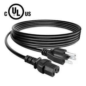Cavo di Alimentazione UL 6ft 16AWG Resistente con Tacca per Alimentatore Illuminazione Idroponica - Foto 1 di 5