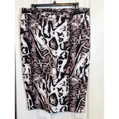 Sexy Falda Lápiz Nicki Minaj Bodycon Estampado Animal Prendas para Club nocturno XXL Foto 1 de 3