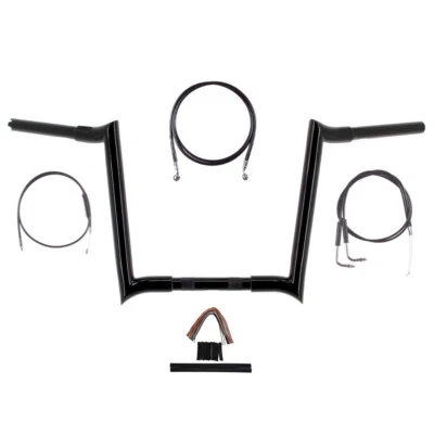 Kit de manillar Hooker Ape 1990-1995 Harley-Davidson Dyna 1 1/4" negro 14" Foto 1 de 3