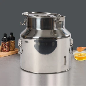 Jarra de leche de 22 litros jarra de transporte de leche recipiente de leche acero inoxidable jarra de leche DHL - Imagen 1 de 15
