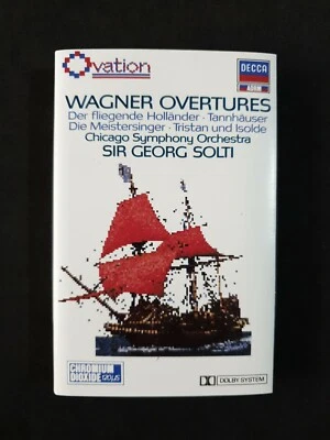 SIR GEORG SOLTI - 'Wagner Overtures' Cassette Tape Album 1987 - Image 1 of 4