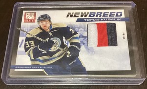 2012 Panini Elite Tomas Kubalik PRIME Columbus hockey card parallel SSP /25 WOW