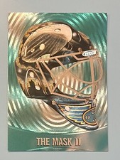 2002-03 ITG The Mask II Be A Player Between The Pipes Brent Johnson Blues