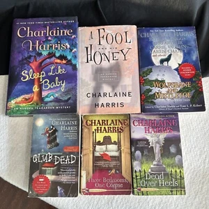 Lot of 6 Charlaine Harris Vtg Newer 1st Ed Sookie Stackhouse Aurora Teagarden - Picture 1 of 6