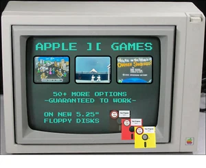 Gry Apple II na dyskietkach: oprogramowanie retro / vintage 🍎➕🍏 - Zdjęcie 1 z 13