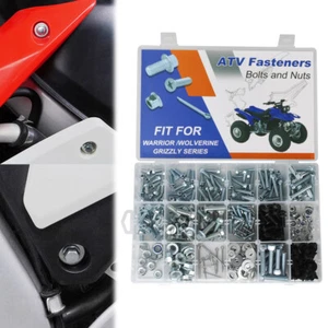 Kit de pernos de guardabarros de marco de carrocería de plástico 330 piezas aptos para Yamaha Warrior 350 1987-2004 - Imagen 1 de 13