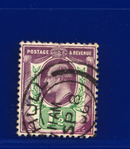 1905 SG224 1½d Slate Purple & Blue-Green CSP M9(2) Hull SP 8 06 GU Cat £22 eboy