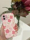 Painting Effect Floral Pink Blossom Iphone Case-Iphone X/Xs, Iphone 11/12 Pro Ma
