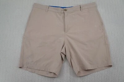 Pantalones Cortos Tailor Byrd Para Hombre 36 x 9 Beige Frente Plano Elastizados Comodidad Golf Rendimiento Foto 1 de 4