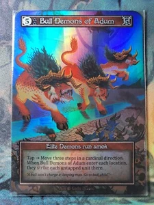 Sorcery Contested Realm Beta Foil Bull Demons of Adum  - NM - Picture 1 of 1
