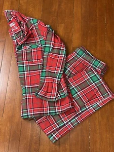 Jammies for your Families Womens 2 Piece Pajama Set Long Sleeve Red Plaid Large - Picture 1 of 14