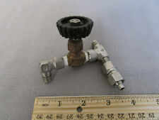 Hoke 3712M2B Brass Needle Valve 3000 Psi With Stainless Fixtures