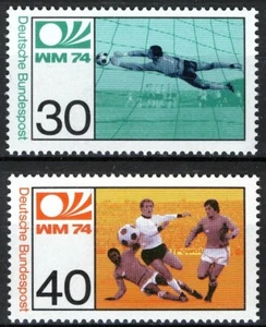 BRD 1974, Fußball WM, Deutschland Satz ss postfrisch, Mi 811-12 3,5€ - Bild 1 von 1
